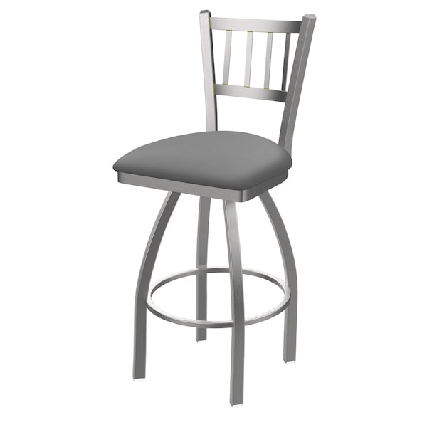 Holland Bar Stool Co OD810 Contessa Stainless Steel 36 Swivel Outdoor Bar Stool with Breeze Sidewalk Seat OD81036SSOD006 - main